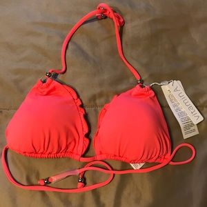 Vitamin A bikini coral New with tags size medium